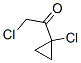 Ethanone, 2-chloro-1-(1-chlorocyclopropyl)- (9CI) CAS#: 120983-72-4