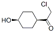 Ethanone, 2-chloro-1-(4-hydroxycyclohexyl)-, cis- (9CI) CAS#: 128882-60-0