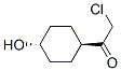 Ethanone, 2-chloro-1-(4-hydroxycyclohexyl)-, trans- (9CI) CAS#: 128882-64-4