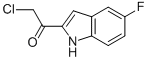 Ethanone, 2-chloro-1-(5-fluoro-1H-indol-2-yl)- (9CI) CAS#: 115027-02-6