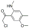 Ethanone,  2-chloro-1-[5-methoxy-4-methyl-2-(methylamino)phenyl]- CAS#: 124959-21-3