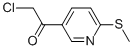Ethanone, 2-chloro-1-[6-(methylthio)-3-pyridinyl]- (9CI) CAS#: 136592-10-4