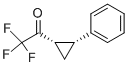 Ethanone, 2,2,2-trifluoro-1-(2-phenylcyclopropyl)-, (1S-cis)- (9CI) CAS#: 130980-01-7