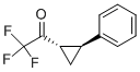 Ethanone, 2,2,2-trifluoro-1-(2-phenylcyclopropyl)-, (1S-trans)- (9CI) CAS#: 130888-10-7