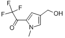 Ethanone, 2,2,2-trifluoro-1-[4-(hydroxymethyl)-1-methyl-1H-pyrrol-2-yl]- (9CI) CAS#: 128887-04-7