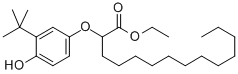 Ethyl 2-(3-tert-butyl-4-hydroxyphenoxy)tetradecanoate CAS#: 31994-60-2