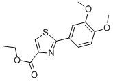 Ethyl 2-(3,4-dimethoxyphenyl)thiazole-4-carboxylate CAS#: 338982-18-6