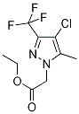 Ethyl 2-(4-chloro-5-Methyl-3-(trifluoroMethyl)-1H-pyrazol-1-yl)acetate CAS#: 345237-74-3