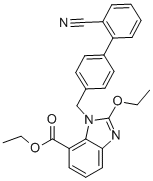 Ethyl-2-Ethoxy-1-[[(2'-Cyanobiphenyl-4-yl) Methyl] Benzimidazole]-7-Carboxylate CAS#: 139481-41-7