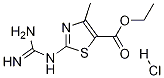 Ethyl 2-carbamimidamido-4-methyl-1,3-thiazole-5-carboxylate hydrochloride CAS#: 131184-96-8