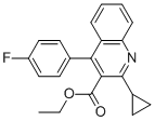 Ethyl 2-cyclopropyl-4-(4-fluorophenyl)-quinolyl-3-carboxylate CAS#: 148516-11-4