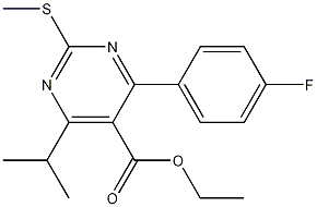 Ethyl 4-(4-Fluorophenyl)-6-isopropyl-2-methylthiopyrimidine-5-carboxylate CAS#: 147118-27-2