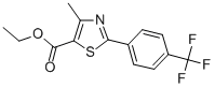 Ethyl 4-methyl-2-[4-(trifluoromethyl)phenyl]-1,3-thiazole-5-carboxylate CAS#: 175277-03-9