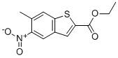 Ethyl 6-methyl-5-nitrobenzo[b]thiophene-2-carboxylate CAS#: 159730-73-1