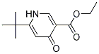 Ethyl 6-(tert-butyl)-4-oxo-1,4-dihydropyridine-3-carboxylate CAS#: 134653-98-8
