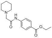 Ethyl piperidinoacetylaminobenzoate CAS#: 41653-21-8