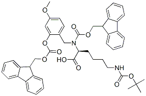 FMOC-(FMOCHMB)LYS(BOC)-OH CAS#: 166881-56-7