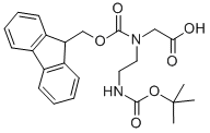 FMOC-N-(N-BETA-BOC-AMINOETHYL)-GLY-OH CAS#: 141743-15-9