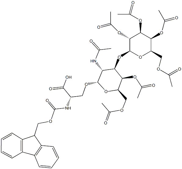 Fmoc-L-Ser[alpha-(Gal-beta(1-3)-GalNAc)]-OH peracetate CAS#: 125760-30-7