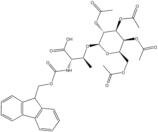 Fmoc-L-Thr(beta-D-Gal(Ac)4)-OH CAS#: 127656-85-3