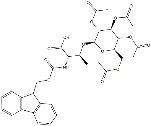 Fmoc-L-Thr(beta-D-Glc(Ac)4)-OH CAS#: 130548-92-4