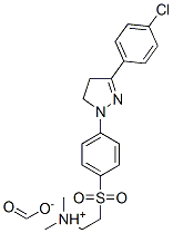 Formic acid, compd. with 2-4-3-(4-chlorophenyl)-4,5-dihydro-1H-pyrazol-1-ylphenylsulfonyl-N,N-dimethylethanamine (1:1) CAS#: 133514-97-3