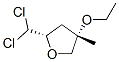Furan, 2-(dichloromethyl)-4-ethoxytetrahydro-4-methyl-, trans- (9CI) CAS#: 130307-79-8