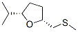 Furan, tetrahydro-2-(1-methylethyl)-5-[(methylthio)methyl]-, cis- (9CI) CAS#: 126946-04-1