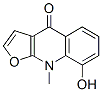 Furo[2,3-b]quinolin-4(9H)-one,  8-hydroxy-9-methyl- CAS#: 340827-06-7