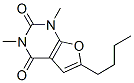 Furo[2,3-d]pyrimidine-2,4(1H,3H)-dione,  6-butyl-1,3-dimethyl- CAS#: 314272-07-6