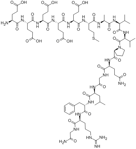GLU-GLU-GLU-GLU-GLU-MET-ALA-VAL-VAL-PRO-GLN-GLY-LEU-PHE-ARG-GLY-NH2 CAS#: 133605-57-9
