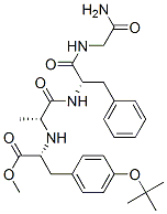 Glycinamide, N-[1-[[4-(1,1-dimethylethoxy)phenyl]methyl]-2-methoxy-2-oxoethyl]-D-alanyl-L-phenylalanyl-, (R)- (9CI) CAS#: 163659-48-1