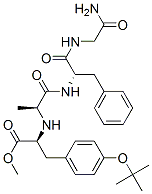 Glycinamide, N-[1-[[4-(1,1-dimethylethoxy)phenyl]methyl]-2-methoxy-2-oxoethyl]-L-alanyl-L-phenylalanyl-, (S)- (9CI) CAS#: 163659-47-0