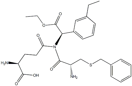 Glycine, L-g-glutaMyl-S-(phenylMethyl)-L-cysteinyl-2-phenyl-,1,3-diethyl ester, (2R)- CAS#: 168682-53-9