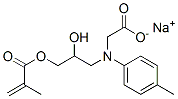 Glycine, N-2-hydroxy-3-(2-methyl-1-oxo-2-propenyl)oxypropyl-N-(4-methylphenyl)-, monosodium salt CAS#: 133736-31-9