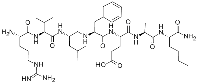 H-ARG-VAL-LEU-(R)-PHE-GLU-ALA-NLE-NH2 CAS#: 167875-35-6