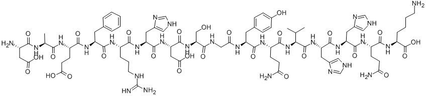 H-ASP-ALA-GLU-PHE-ARG-HIS-ASP-SER-GLY-TYR-GLN-VAL-HIS-HIS-GLN-LYS-OH CAS#: 133605-53-5