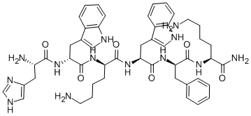 H-HIS-D-TRP-D-LYS-TRP-D-PHE-LYS-NH2 CAS#: 136054-22-3