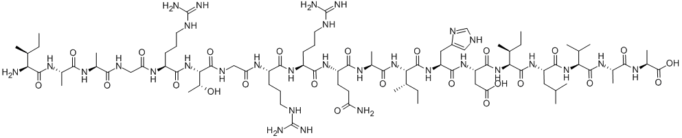 H-ILE-ALA-ALA-GLY-ARG-THR-GLY-ARG-ARG-GLN-ALA-ILE-HIS-ASP-ILE-LEU-VAL-ALA-ALA-OH CAS#: 126370-52-3