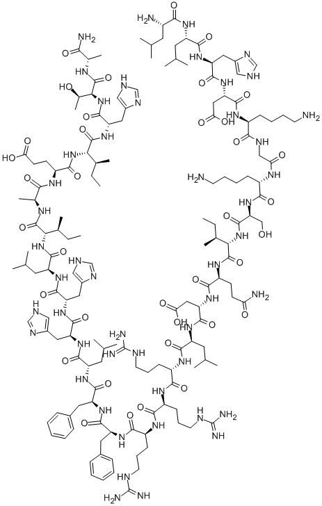 H-LEU-LEU-HIS-ASP-LYS-GLY-LYS-SER-ILE-GLN-ASP-LEU-ARG-ARG-ARG-PHE-PHE-LEU-HIS-HIS-LEU-ILE-ALA-GLU-ILE-HIS-THR-ALA-NH2 CAS#: 115695-30-2