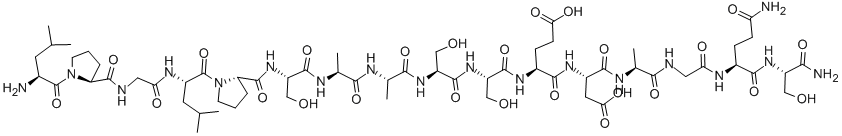 H-LEU-PRO-GLY-LEU-PRO-SER-ALA-ALA-SER-SER-GLU-ASP-ALA-GLY-GLN-SER-NH2 CAS#: 125455-59-6