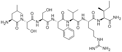H-LEU-SER-SER-PHE-VAL-ARG-ILE-NH2 CAS#: 148054-14-2