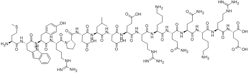 H-MET-TRP-TYR-ARG-PRO-ASP-LEU-ASP-GLU-ARG-LYS-GLN-GLN-LYS-ARG-GLU-OH CAS#: 154938-34-8