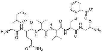 H-PHE-GLN-VAL-VAL-CYS(NPYS)-GLY-NH2 CAS#: 128102-74-9