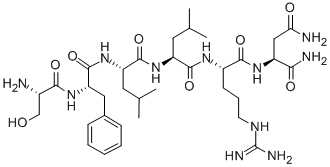 H-SER-PHE-LEU-LEU-ARG-ASN-NH2 CAS#: 141923-40-2