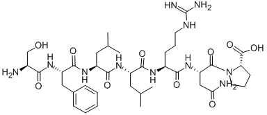 H-SER-PHE-LEU-LEU-ARG-ASN-PRO-OH CAS#: 145229-76-1