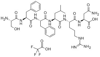 H-SER-PHE-PHE-LEU-ARG-ASN-OH TRIFLUOROACETATE CAS#: 140436-67-5