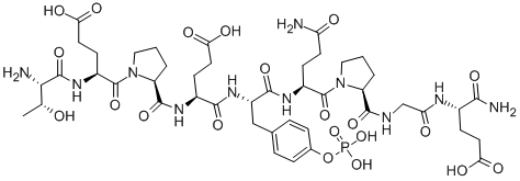 H-THR-GLU-PRO-GLU-TYR(PO3H2)-GLN-PRO-GLY-GLU-NH2 CAS#: 153586-97-1