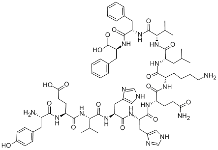 H-TYR-GLU-VAL-HIS-HIS-GLN-LYS-LEU-VAL-PHE-PHE-OH CAS#: 152286-31-2
