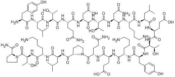 H-TYR-LEU-THR-GLN-GLU-THR-ASN-LYS-VAL-GLU-THR-TYR-LYS-GLU-GLN-PRO-LEU-LYS-THR-PRO-NH2 CAS#: 134981-49-0